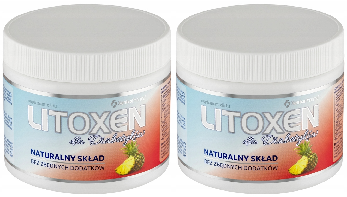 Электролиты Xenico Litoxen, для диабетиков, вкус ананас, порошок, 2 упаковки