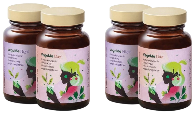 Железо Health Labs Care VegeMe, с цинком и витамином B12, набор 2 упаковки по 30 + 30 капсул
