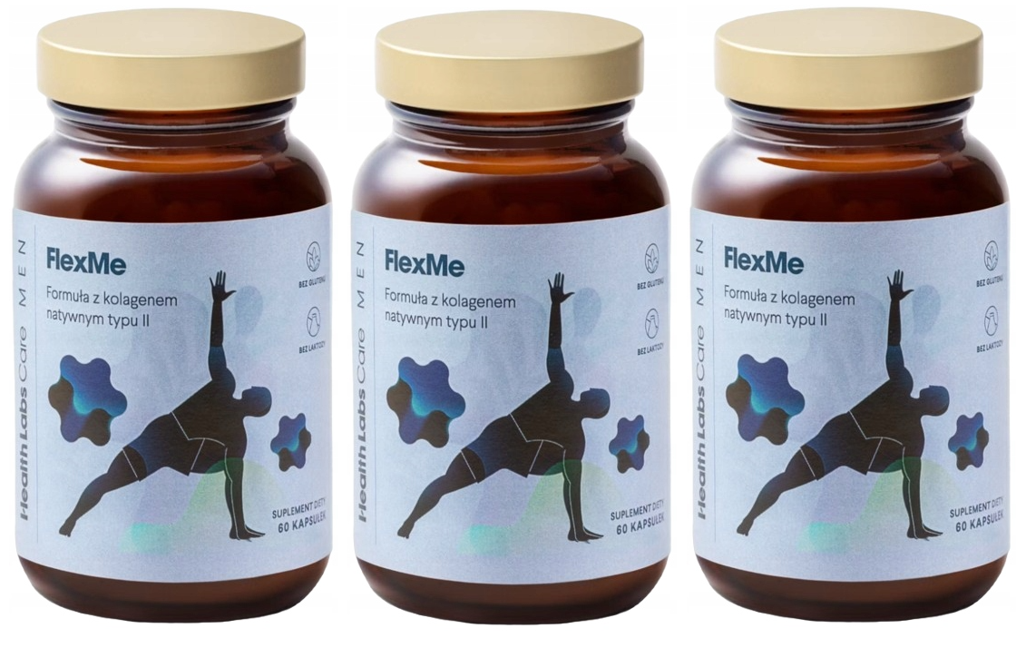 Комплекс для суставов Health Labs Care FlexMe Men, с босвеллией, 3 упаковки по 60 капсул