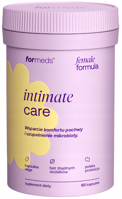 Пробиотик для женщин ForMeds Female Formula Intimate Care, с молозивом и инулином, 60 капсул