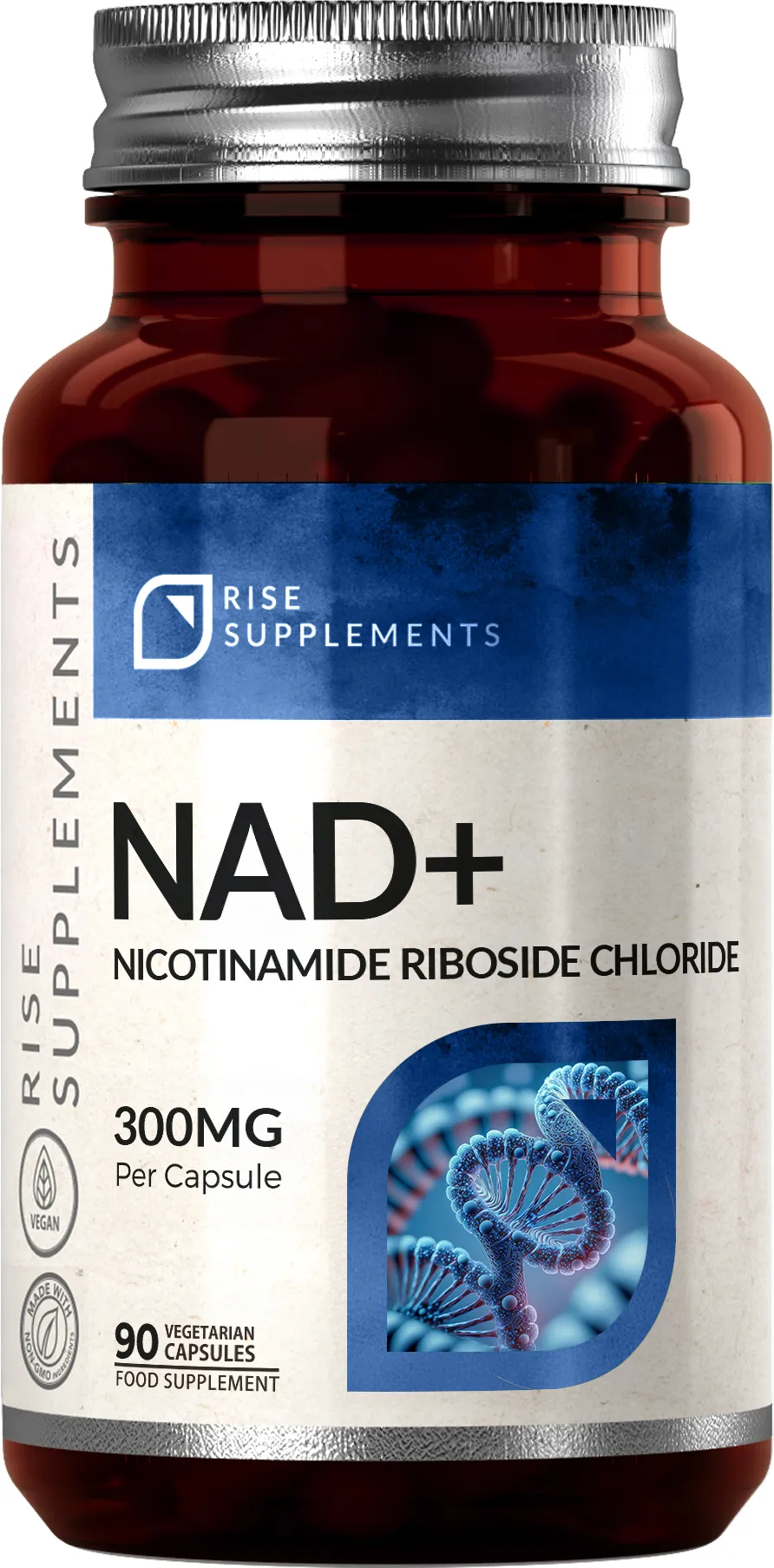 Никотинамид рибозид Rise Supplements NAD+ 300 мг, 90 растительных капсул
