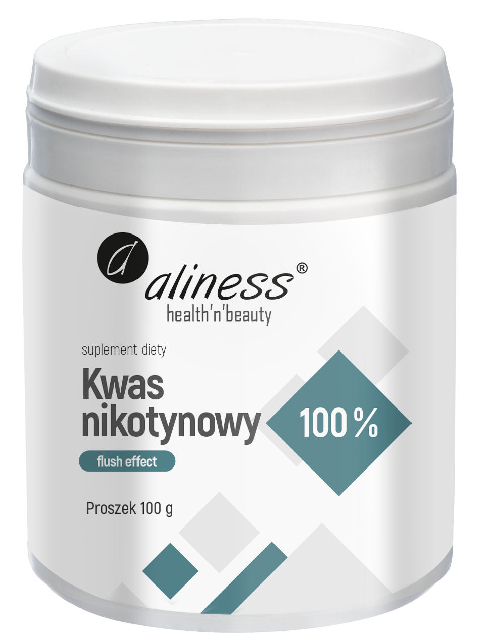Никотиновая кислота в порошке Aliness, витамин B3, 100 г