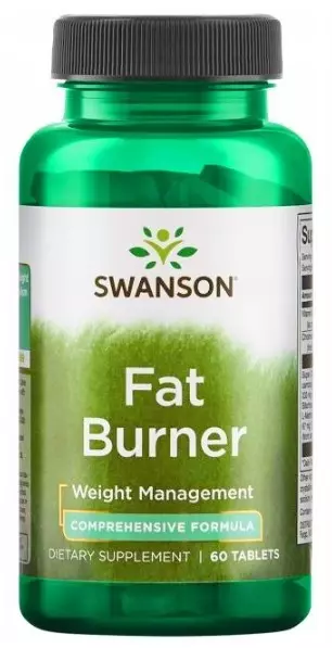 Гарциния камбоджийская Swanson Fat Burner, HCA и хром, 60 таблеток