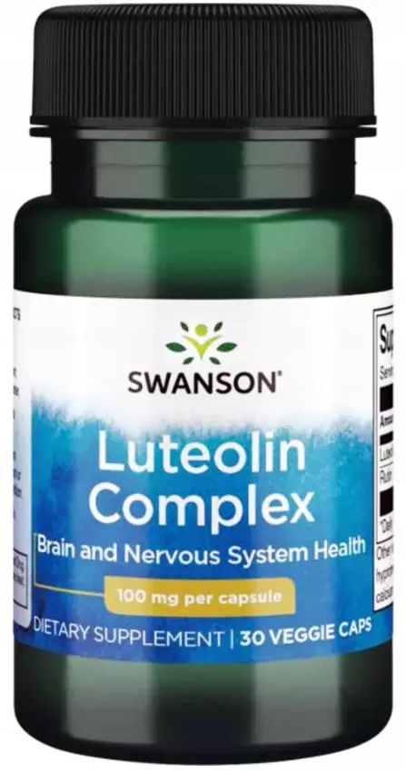 Лютеолин Swanson Luteolin Complex 100 мг, с рутином, 30 капсул
