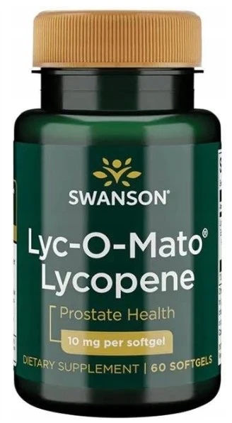 Ликопин Swanson Lyc-O-Mato 10 мг, антиоксидант, 60 капсул