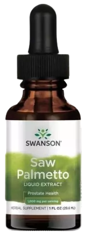 Пальма сабаль Swanson Saw Palmetto Liquid Extract, для мужчин, капли, 29,6 мл
