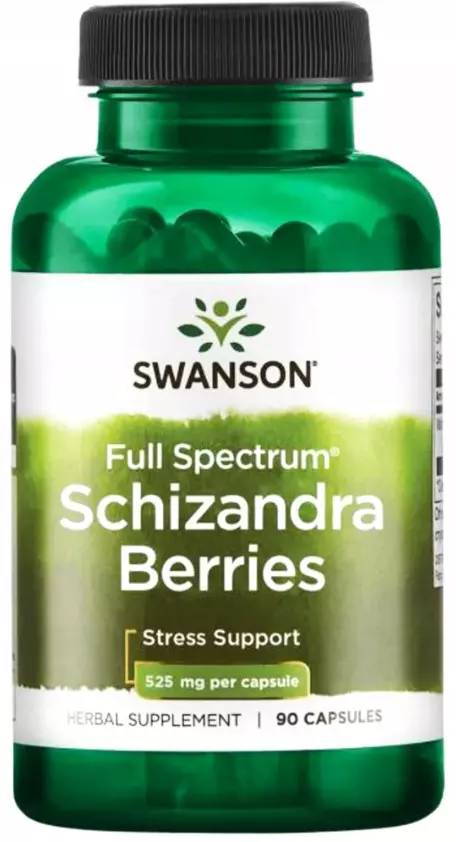 Лимонник китайский Swanson Full Spectrum Schizandra Berries 525 мг, 90 капсул