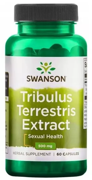 Трибулус Swanson Tribulus Terrestris 500 мг, якорцы стелющиеся, 60 капсул