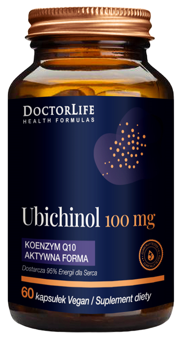 Убихинол Doctor Life 100 мг, активный коэнзим Q10, сердце, 60 капсул