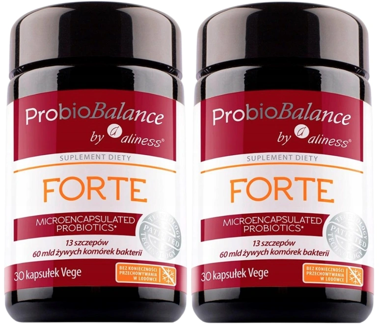 Пробиотик Aliness ProbioBalance Forte 60 млрд, 13 штаммов, 2 упаковки по 30 капсул