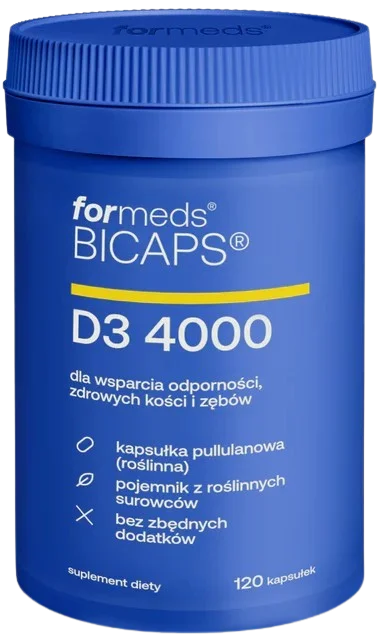 Витамин D3 ForMeds Bicaps D3 4000, 4000 МЕ, 120 капсул