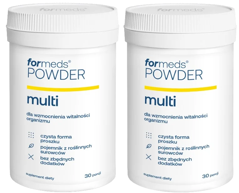 Витаминно-минеральный комплекс ForMeds Powder Multi, порошок, 2 упаковки по 30 порций