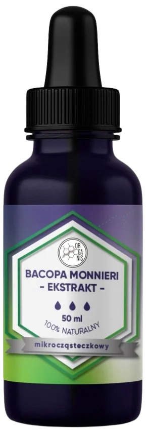 Экстракт бакопы Organis Bacopa Monnieri, микрочастичный, капли, 50 мл