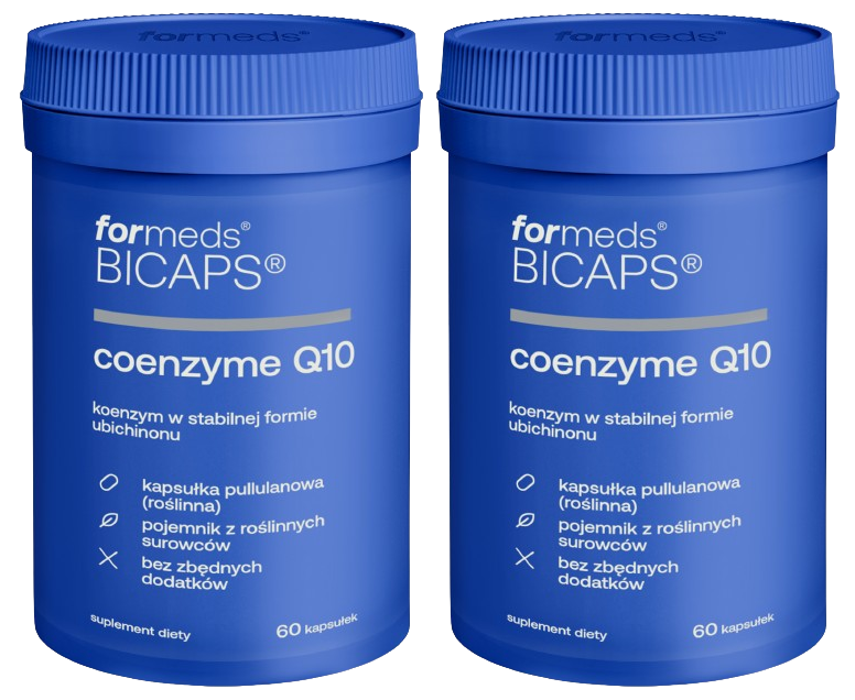 Коэнзим Q10 ForMeds Bicaps Coenzyme Q10 100 мг, 2 упаковки по 60 капсул