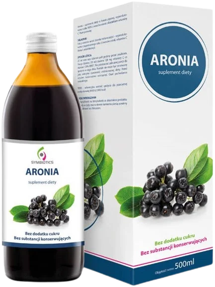 Сок аронии EkaMedica Symbiotics Aronia, с витамином C, 1000 мл