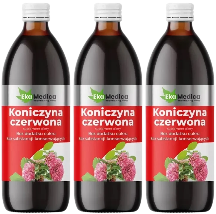 Красный клевер EkaMedica, при менопаузе, жидкость, набор 3 шт по 0,5 л