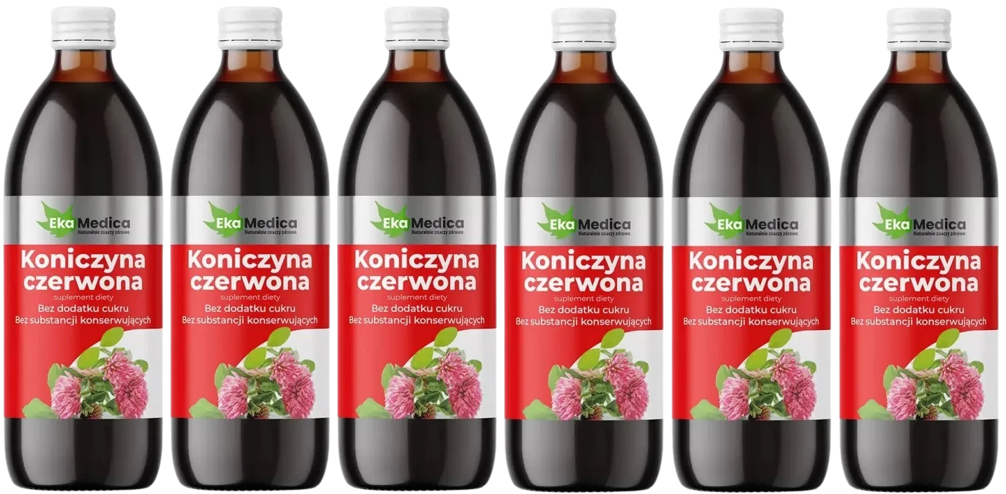Красный клевер EkaMedica, при менопаузе, жидкость, набор 6 шт по 0,5 л